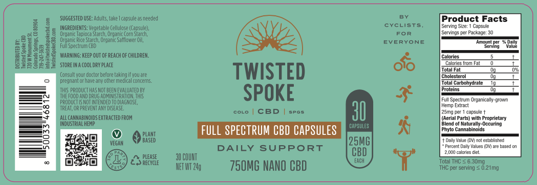 Daily Support Nano CBD Capsules - Full Spectrum